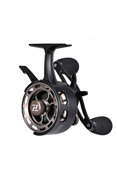 Choice5 بكرة صيد جليد بلاك-رايت، قطر بكرة كبير، بكرة حرة داخلية، 3+1 بكرة معد...