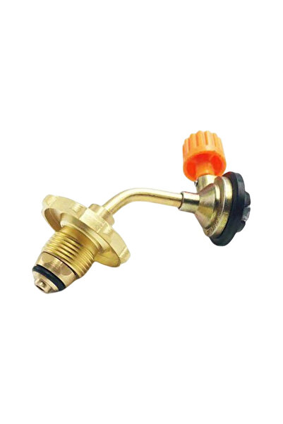 Choice1 صمام تعبئة أسطوانة غاز البوتان الذهبي، قطعة واحدة، للاستخدام الخارجي،...