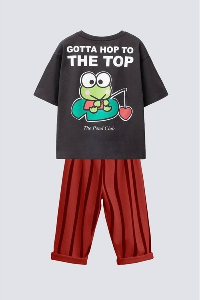 Daisy Dolly Σετ για αγόρια με βαμβακερή εκτύπωση και λεπτομέρεια στο κάτω μέρος