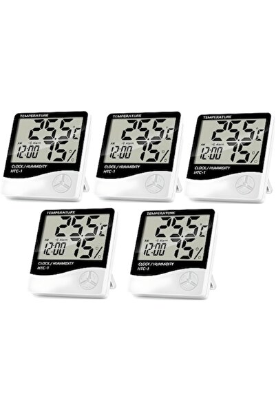 Alpen Σετ 5 Θερμόμετρων και Υγρόμετρων, HTC-1