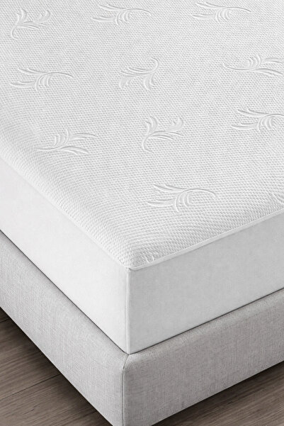 DAMIEN 100% Liquid-Proof Bamboo Fitted Full Edge Mattress Pad - Easy to Wash
