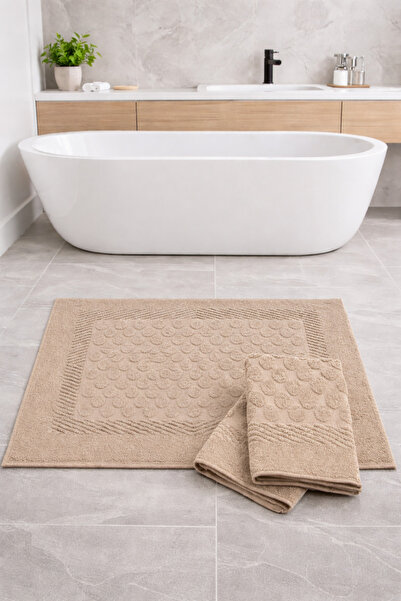 cottonkoza tekstil örme san. ve tic. ltd. şti. 3-Piece Drop Patterned Bath Fo...