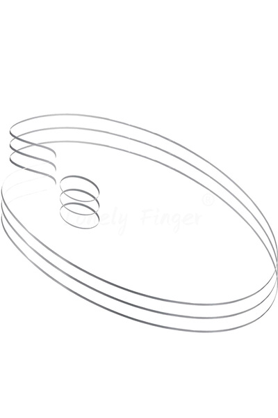 Choice 3Pcs 15x25cm 3/6Pcs Acrylic Paint Palette Paint Pallet Clear Paint Tra...