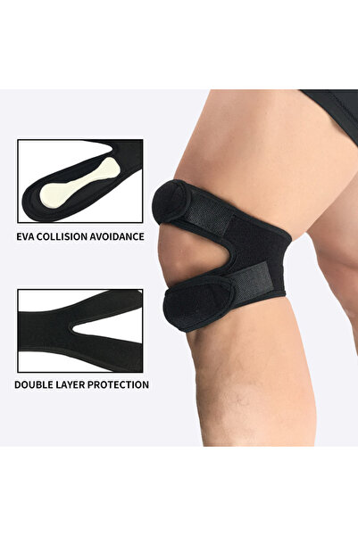 Choice1 قطعة واحدة من رباط الرضفة الرياضي للجري، داعم للركبة بتقنية امتصاص ال...