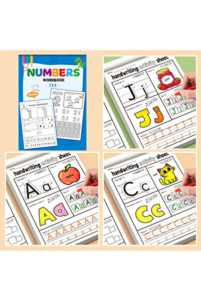 Choice Number Workbook 32-Page Illustrated Math Workbook Designed for Interac...