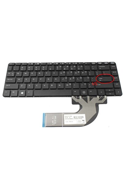 HP Black keyboard ProBook 645 G1 US layout without small enter frame