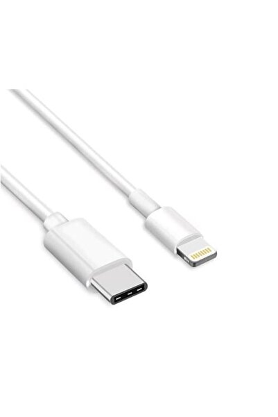 Elworld Καλώδιο USB C – iOS, 27W PD, Γρήγορη φόρτιση, 1,0 m, Λευκό