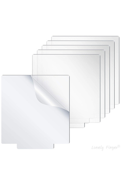 Choice1 6pcs Square Base 6pcs Acrylic Sheet Clear Cast for LED Light Base, Tr...