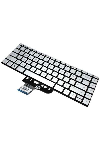 HP Silver keyboard L12735-001 illuminated US layout without frame enter small