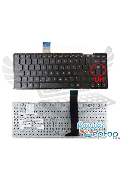 ASUS Клавиатура X401U с британска подредба без голяма рамка за въвеждане