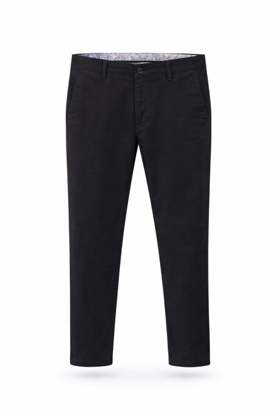 LUMAST Basic Slim Fit Chino Linen Trousers