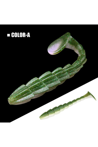 Choice 9cm 8pcs per pack Color-A Spinpoler Breaker Soft Bait Fishing Lure Pad...