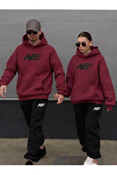 Flaubert Unisex Printed Oversized Sweatshirt - Sweatpants 2-Piece Set 00