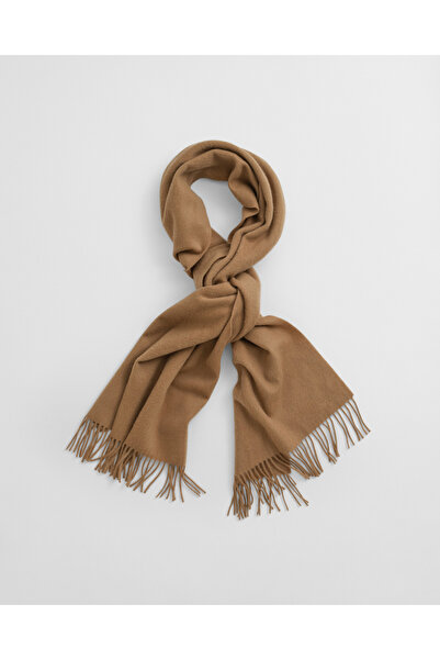 Gant Unisex Kahverengi Yün Atkı