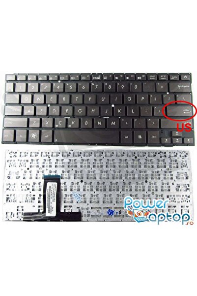 ASUS Клавиатура за Zenbook UX32A US layout без рамка, малка, цвят шампанско к...