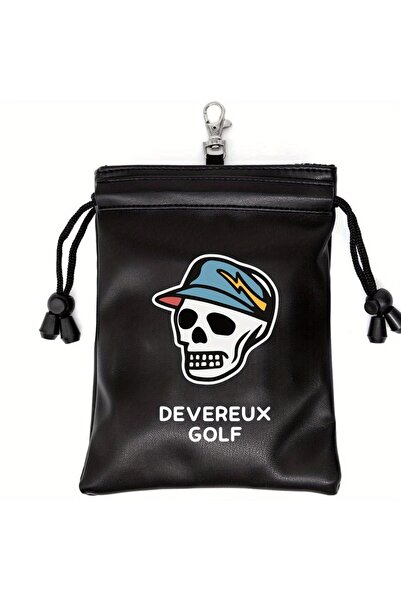 Choice حقيبة صغيرة برباط، بتصميم قبعة جمجمة سوداء مستوحاة من رياضة الجولف، مث...