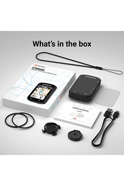 Choice A set COOSPO CS600 Wireless Cycling Computer with GPS Wireless Bike Od...