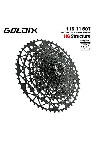 Choice6 11 Speed 11T-50T GOLDIX Ultralight Bicycle Cassette Freewheel Carbon ...
