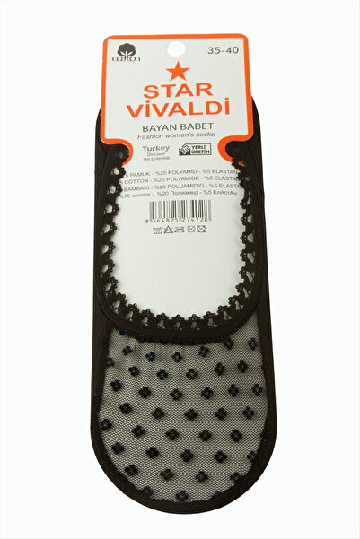 Bijuteri Net Floral Lace Ballerina Socks