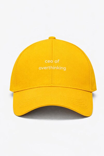 sf collection Unisex Ceo of Overthinking Printed Sports Hat – Adjustable Cott...