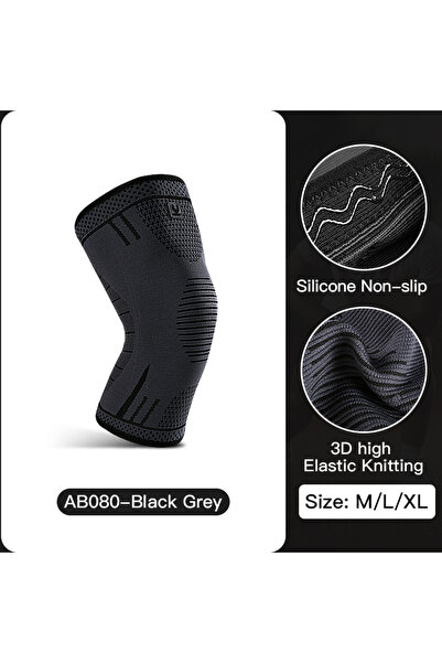 Choice6 XL AB080-BK 1 Pcs Compression Knee Support Sleeve Elastic Breathable ...