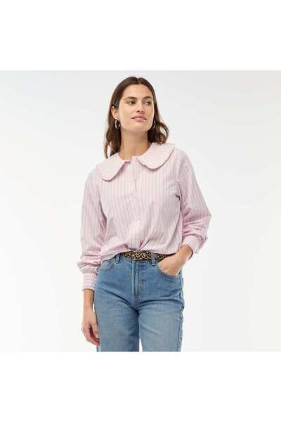 KIABI Peter Pan Collar Shirt PINK