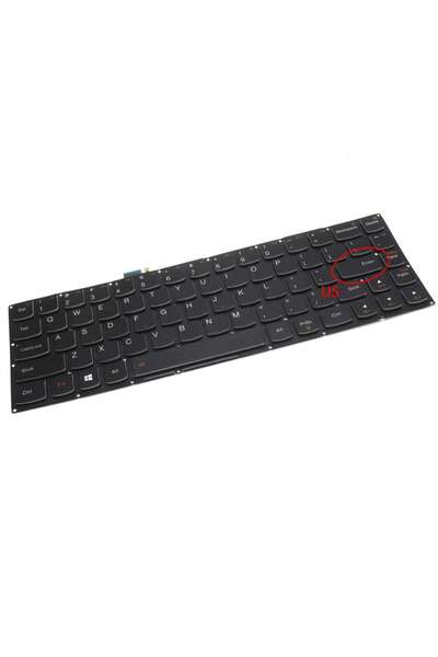 LENOVO SN20F66305 illuminated keyboard US layout without frame enter small
