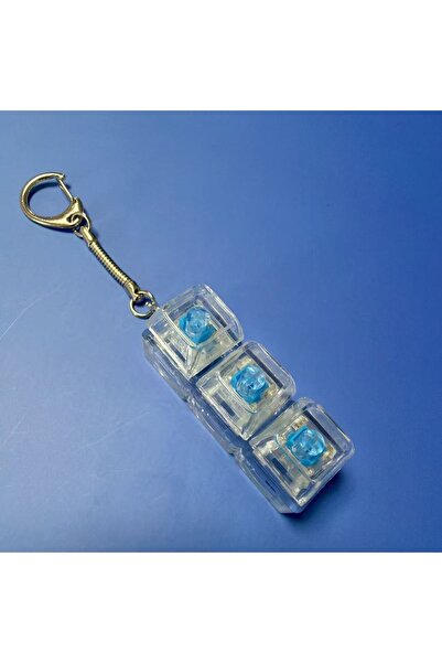 Choice4 لعبة لوحة مفاتيح بثلاثة أزرار، لعبة لتخفيف التوتر، غطاء مفتاح كريستال...