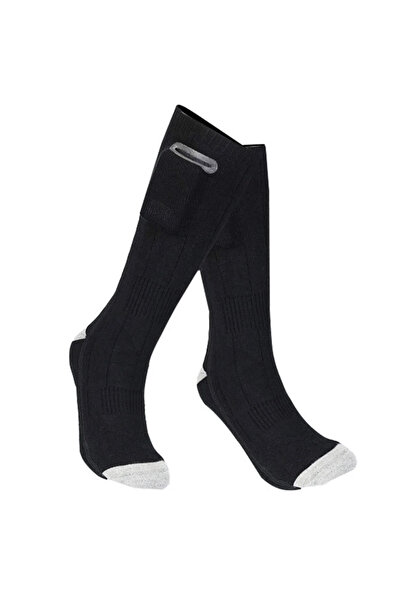 choice2 Socks Black Electric Heated Sks Washable Winter Thermal Sks Outdoor S...