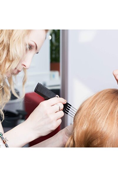Arzu Güzel Cosmetics 20 Pieces of Anti-Static Professional and Home-Use Hair Styling Comb and Hair Clip
