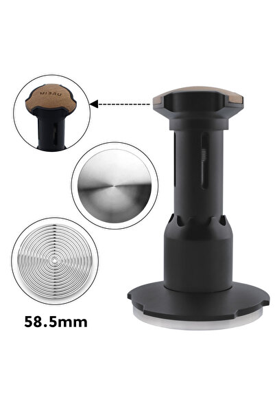 MIBRU مكبس قهوة إسبريسو بقوة ضغط 58.35 مم - مكبس قهوة احترافي للباريستا، مصنو...