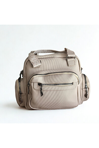 SÜYA Çanta & Kemer Women's Multi-Compartment Double Strap Large Size Mother H...