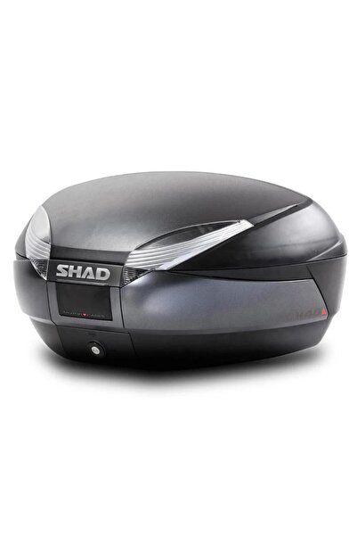 Shad SH48 Motosiklet Arka Çanta Topcase Siyah 48 Litre
