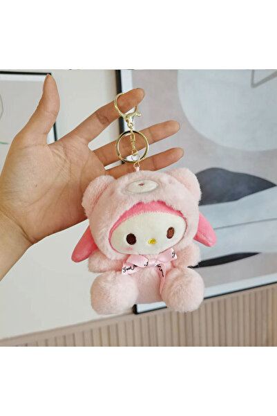 Choice3 B About 12CM Cute Plush Keychain for Children Hello Kitty Pendant Kur...