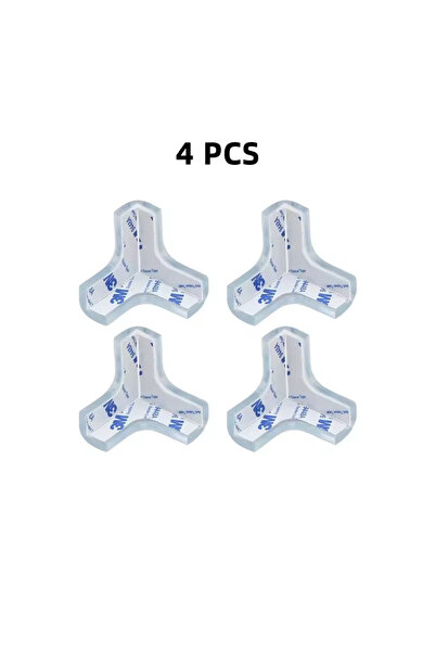 Choice 4 قطع من واقي زوايا الطاولة من السيليكون على شكل حرف T لحماية حواف الأ...