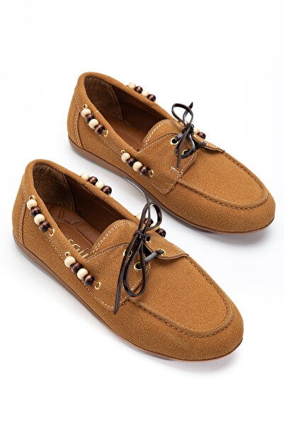 RİSSOLİ Pantofi de damă, din nubuc, cu șireturi și detalii cu mărgele, casual...