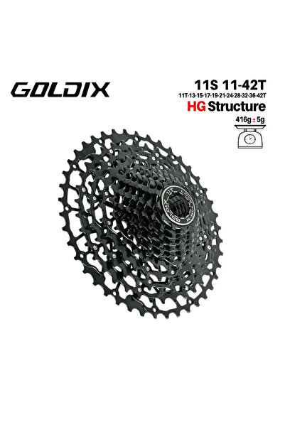Choice21 11 Speed 11T-42T GOLDIX Ultralight Bicycle Cassette Freewheel Carbon...