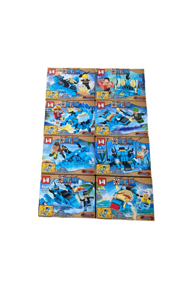 Choice مجموعة بناء بانداي 8 قطع بدون صندوق، شخصيات ون بيس كايدو التنين الأزرق...