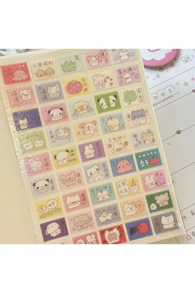 Choice A-1pcs Hand-painted Small Emotic, Cute Clip Stickers, Niche Creative S...