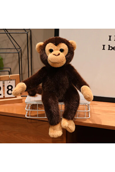 Choice دمية قرد كاواي وبري ناعمة ومريحة، 35 سم - وسادة ديكور، حيوانات كرتونية...