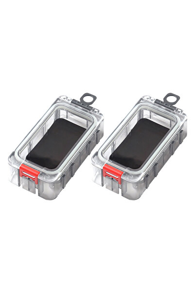 Choice صندوقان صغيران لتخزين أدوات صيد الأسماك، خطافات صيد، طعم صناعي، صندوق ...