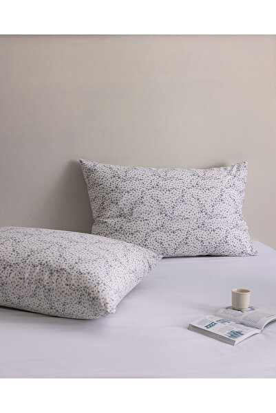 Madame Coco Octave 100% Cotton Ranforce 2-Piece Pillowcase - Gray - 50X70 cm