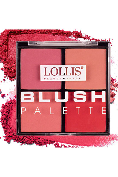 Lollis Paletă Farduri de Obraz 4 Culori 01