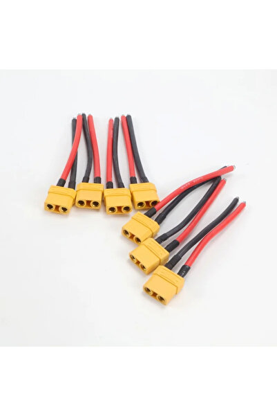 Choice1 5 قطع من موصلات XT90 أنثى جديدة، 5 قطع من موصلات XT90 ذكر/أنثى متوازي...