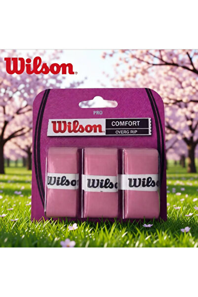 choice2 wilson pink 3pcs 3 Pcs Anti-Slip Tennis Overgrips Tacky Feel Badminto...