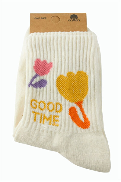 Bijuteri Net Flower College Socks 8*28