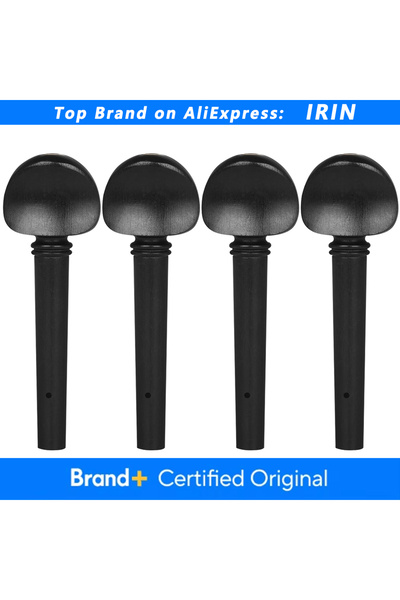 Choice مجموعة IRIN من 4 قطع من أوتاد ضبط آلة الفيولا، مقابض ضبط من خشب الأبنو...