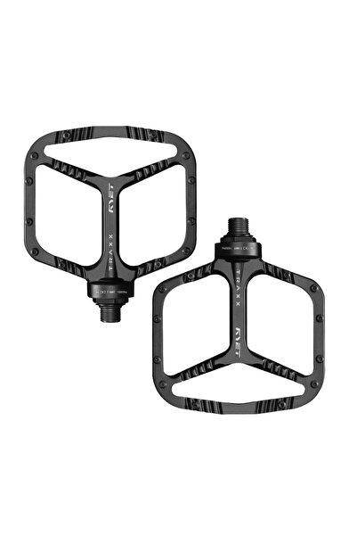 Choice3 BLACK RYET MTB Pedals 398g 113x102mm Oversized Platform Aluminum Allo...