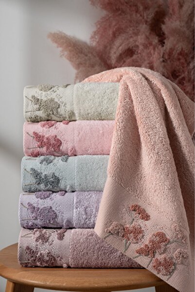 Fiesta Tekstil 50X90 Diana Drainage Bamboo 6-Piece Towel Set