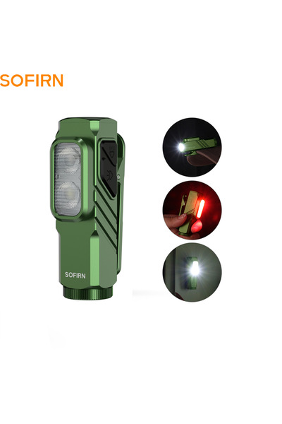 Choice 14500 6500K-7000K Green SOFIRN Mini ST10 1000LM 660NM 14500 Rechargeab...
